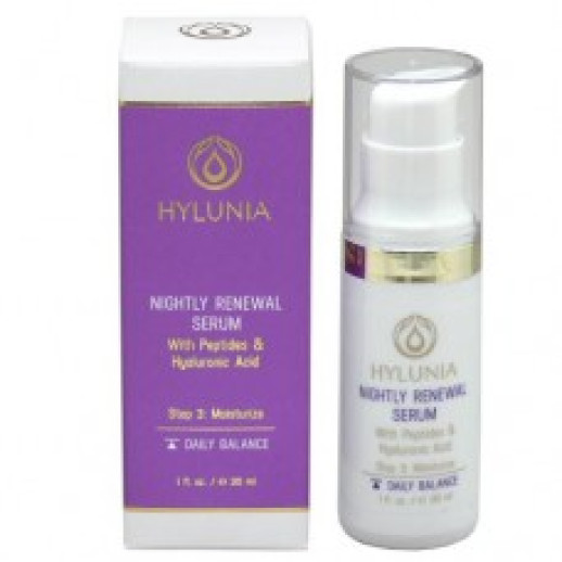 Hylunia Daily Balance Nightly Renewal Serum, 30ml/1 fl oz