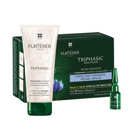 Rene Furterer - Triphasic Reactional Concentrated Serum + Triphasic Shampoo 100 ml