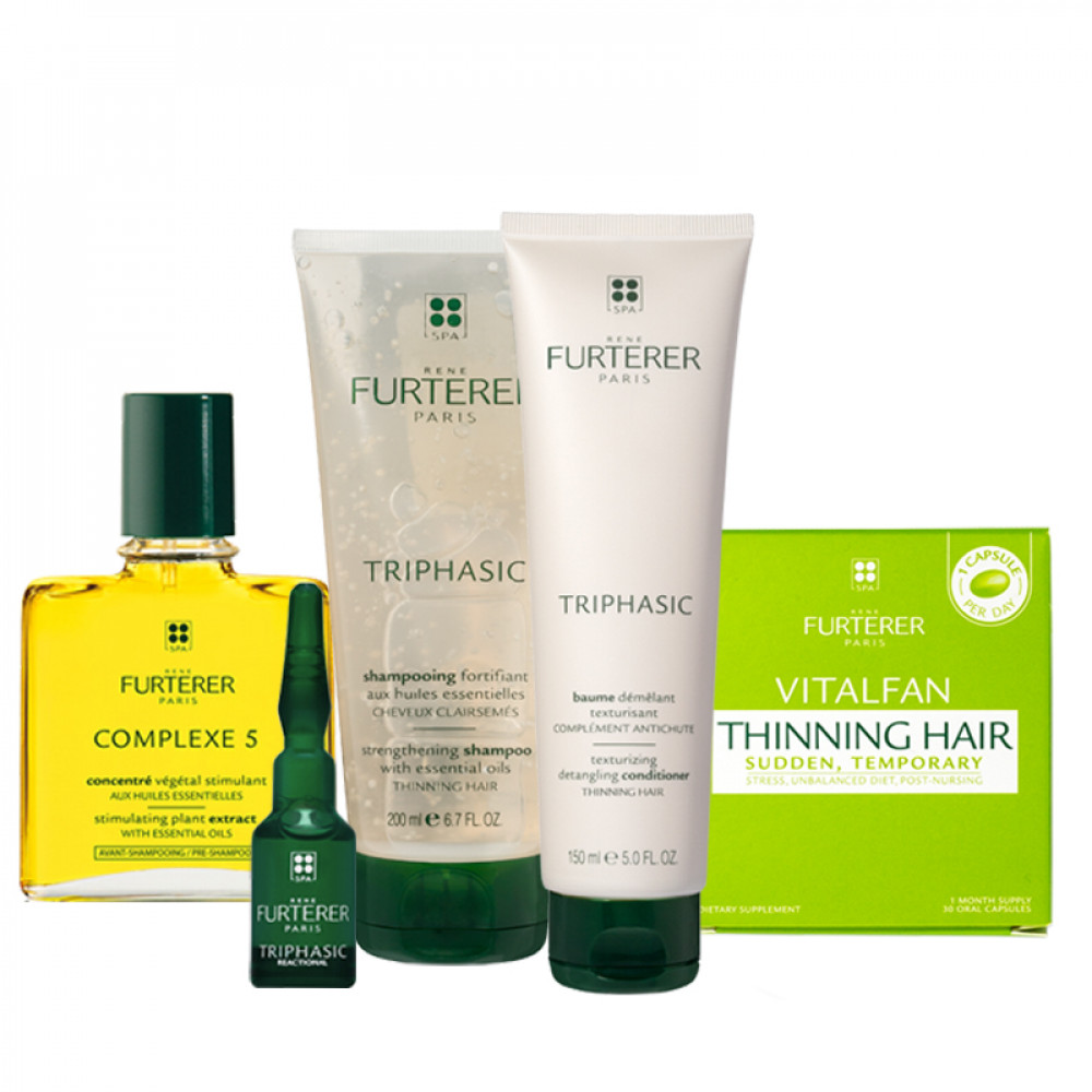 Rene Furterer Reactional Hair Loss Kit treatment against sudden