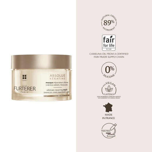 Rene Furterer - Absolue Keratine - Ultimate Renewal Mask - Fine to Medium Hair - 200ml